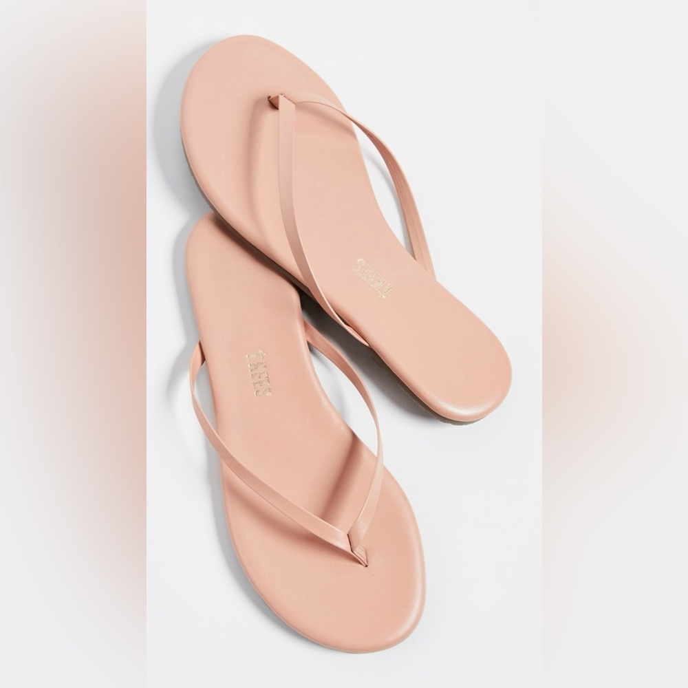 Foundations Shimmer Flip Flops in Beach NIB - Picture 2 of 7